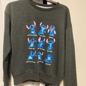 Stitch long sleeve pullover